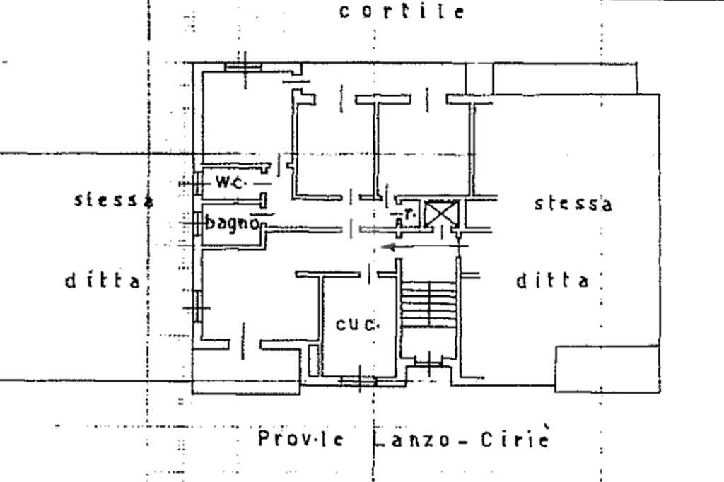 Appartamento Via lanzo, Ciriè - planimetria 1