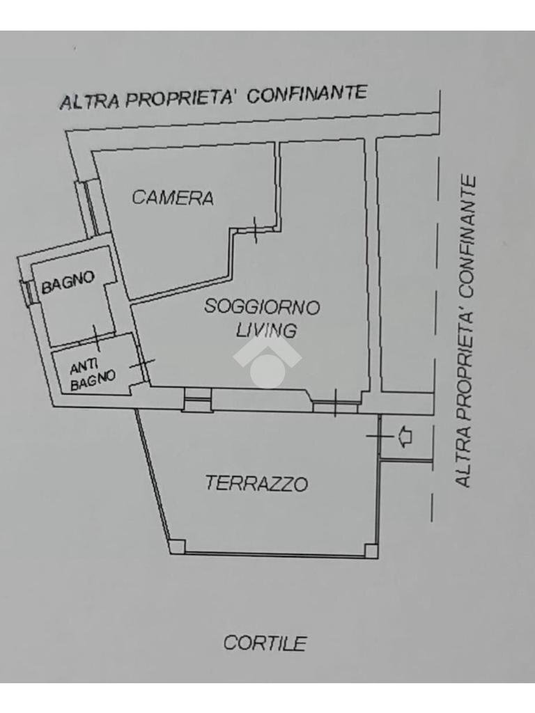 Bilocale Via Gonella, Caselle Torinese - planimetria 1