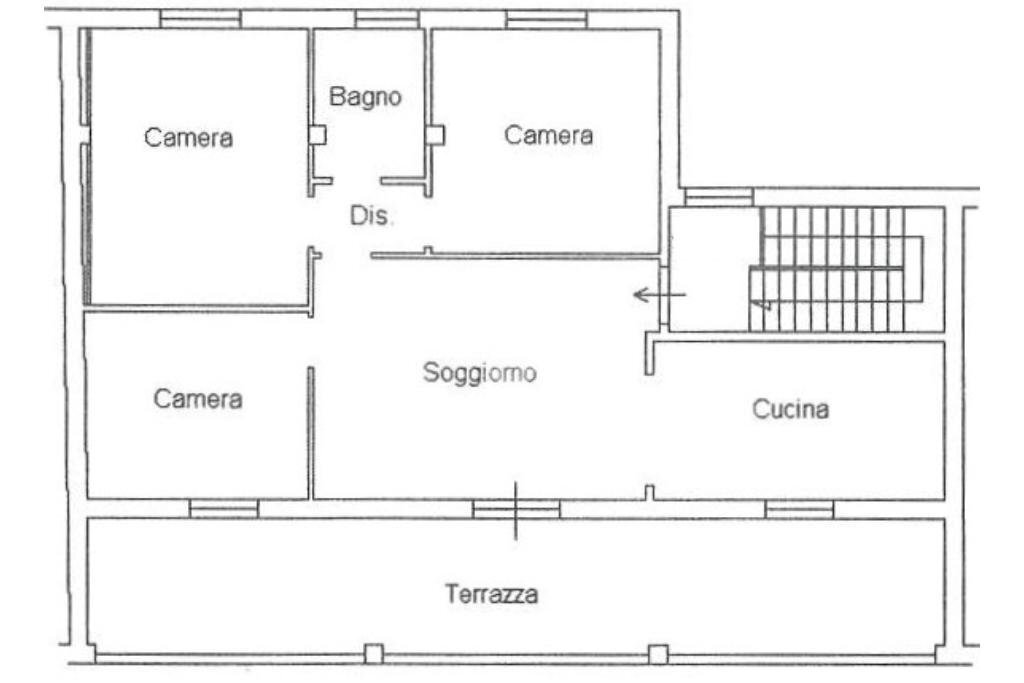 Four-room apartment Via carreggiata, Molinella - floor plans 1