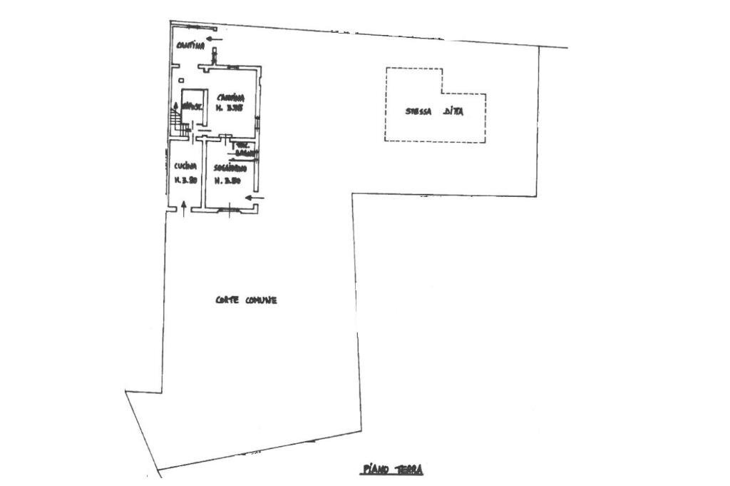 Semi-detached house Via roma, San Giovanni in Marignano - floor plans 1