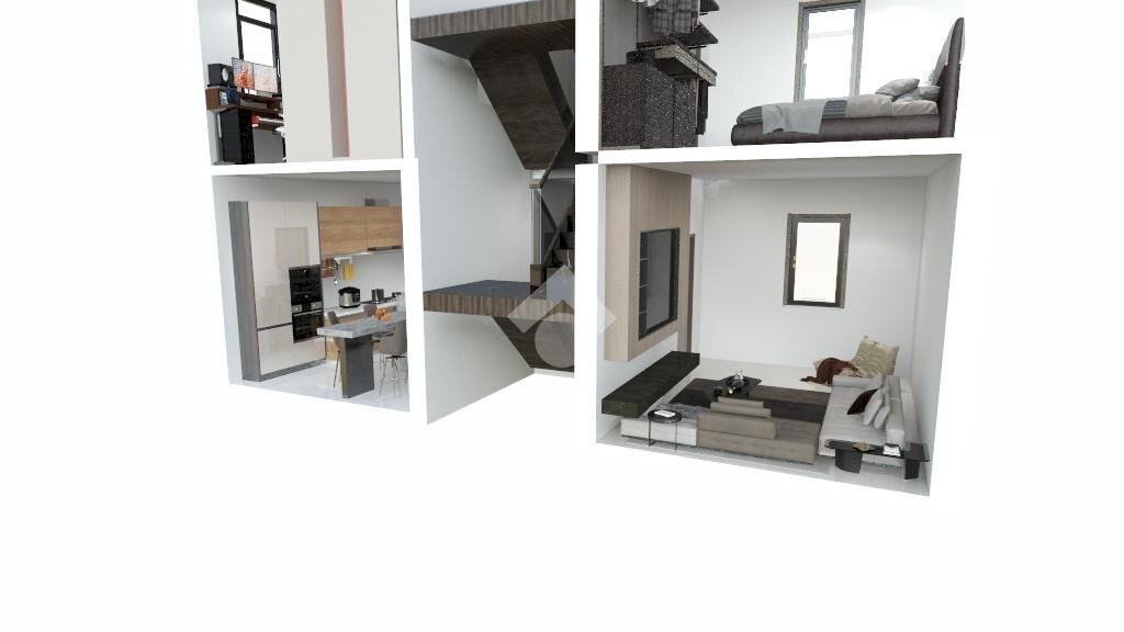 Three-room apartment Via Solferino, Noceto - floor plans 1