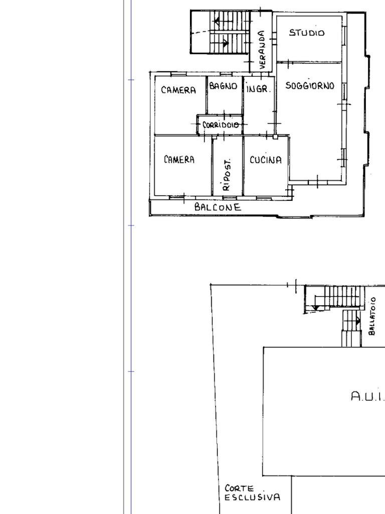 Four-room apartment Via Sandro Botticelli, Cesenatico - floor plans 1