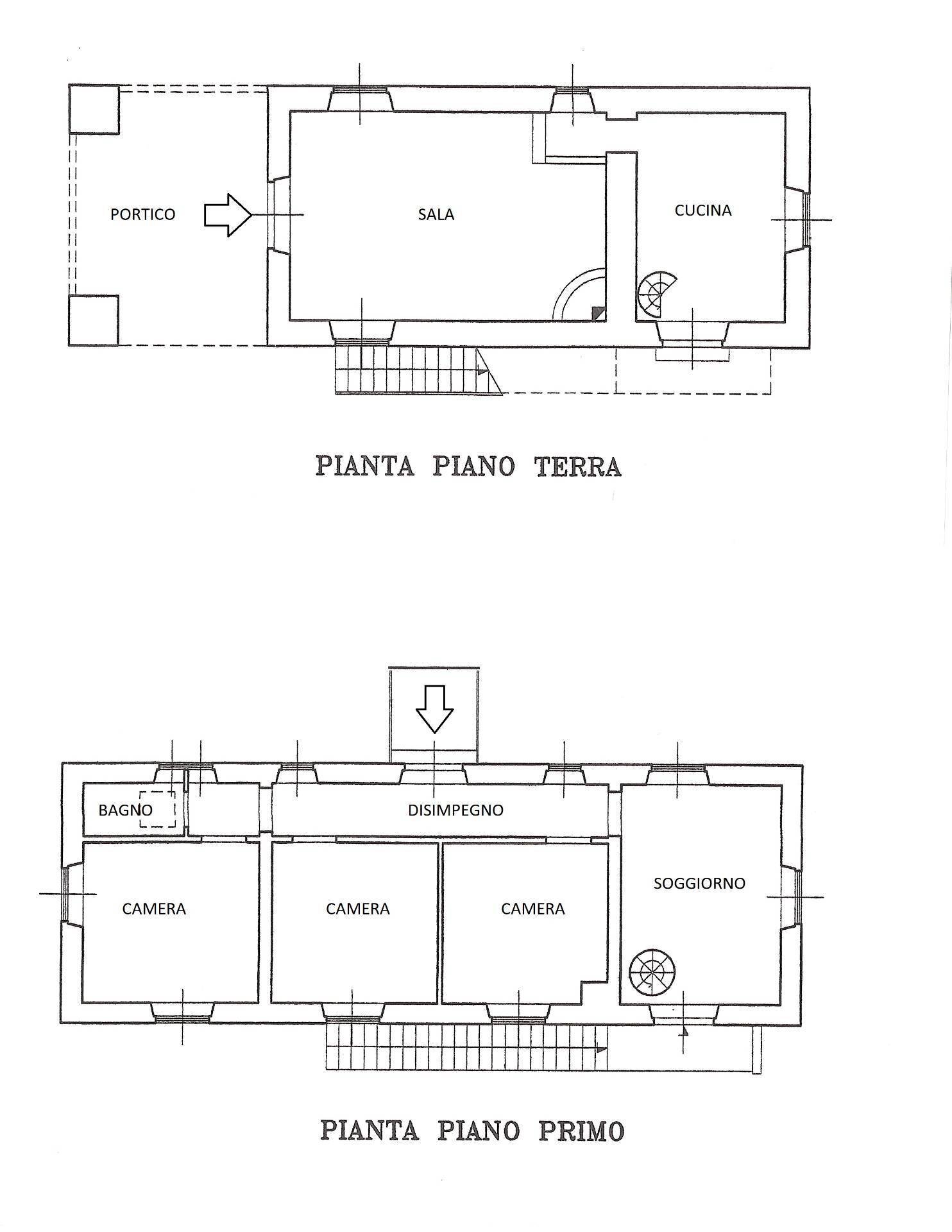 Foto 34 - Villa Vallo di Nera, Vallo di Nera - planimetria 1