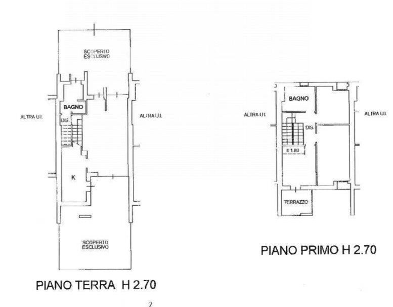 Foto 23 - Terraced Villa Via Capretta, Treviso - floor plans 1
