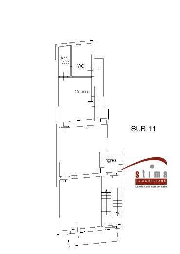 Foto 10 - Quadrilocale via Isonzo
 
182/A, Siracusa - planimetria 1