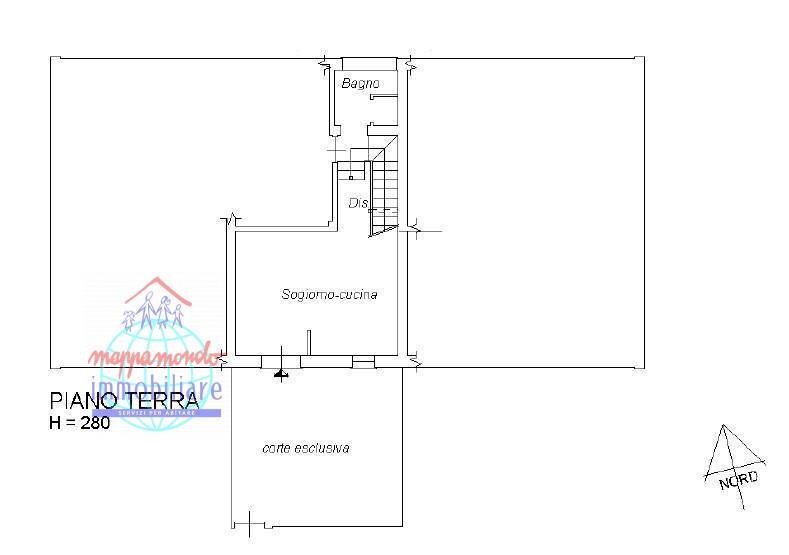Foto 17 - Villa a Schiera VIA ex dogana
 
138/7, Cento - planimetria 1