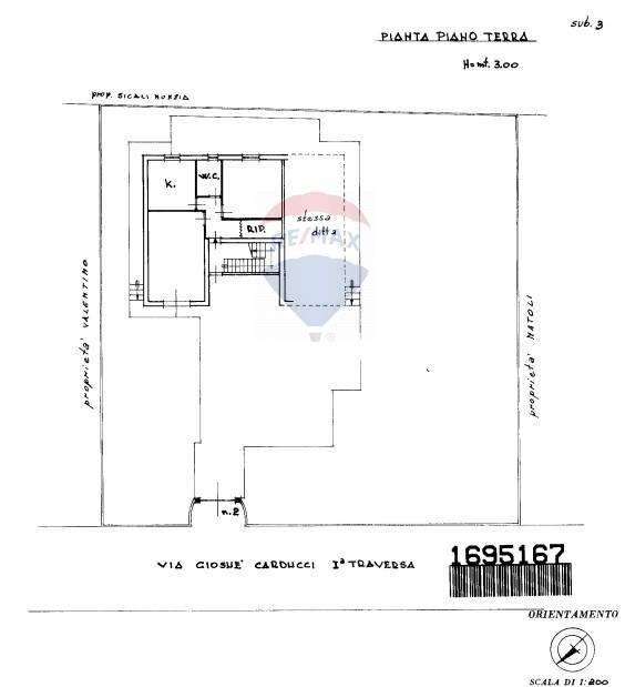 Pianta 2D - Casa semi indipendente Via Giosuè Carducci
 
2, Tremestieri Etneo - planimetria 1