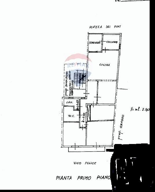Pianta 2D - Appartamento Vico Felice
 
7/A, Paterno - planimetria 1