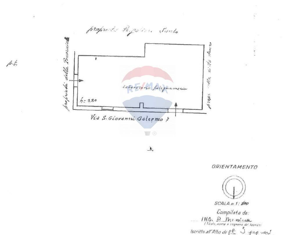 Pianta 2D - Laboratorio Via San Giovanni Galermo
 
3/4/5, Gravina di Catania - planimetria 1
