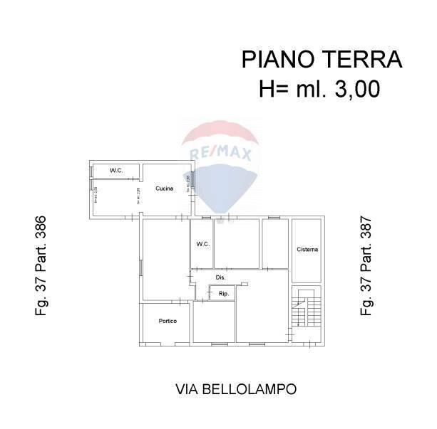 Pianta 2D - Semi-detached house via Bellolampo
 
5900, Palermo - floor plans 1