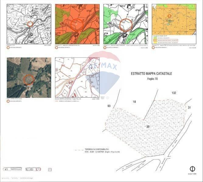 Pianta 2D - Terreno agricolo VIA DI MELETA, Roccastrada - planimetria 1