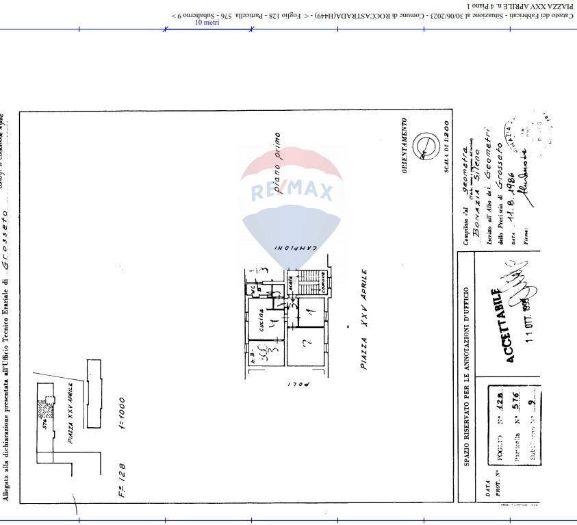 Pianta 2D - Apartment PIAZZA XXV APRILE
 
4, Roccastrada - floor plans 1