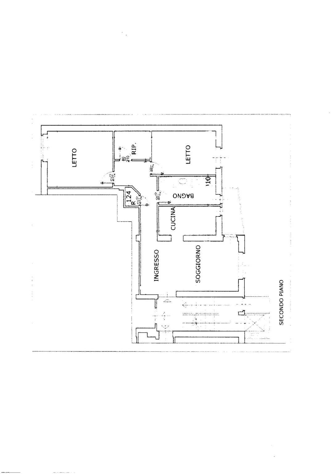 Quadrilocale via Marsala, 15, Alessandria - planimetria 1