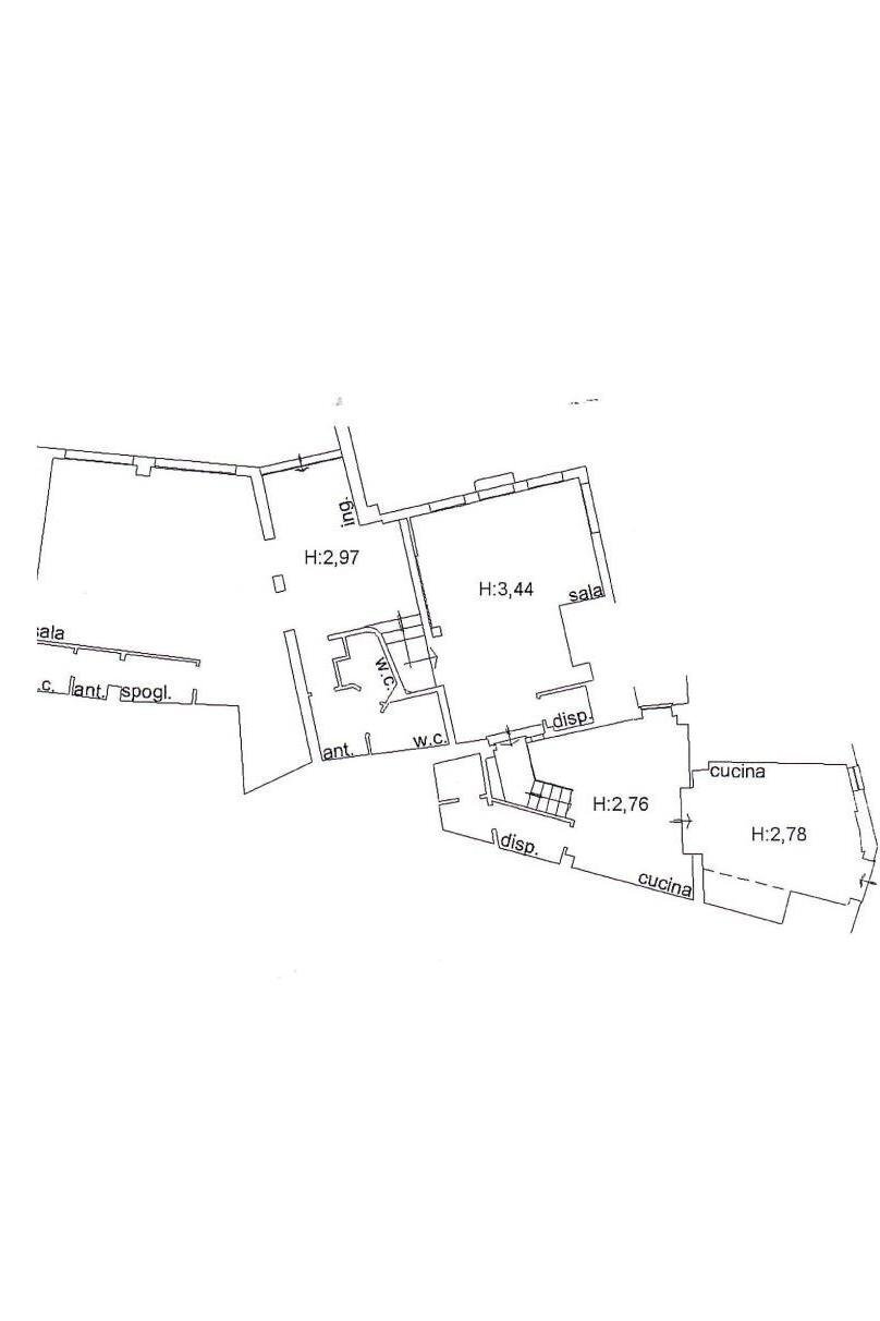 Negozio via Giuseppe Garibaldi, Montelupo Fiorentino - planimetria 1