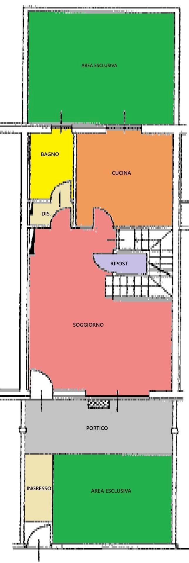 Foto 27 - Villa a Schiera Via deledda, Piacenza - planimetria 1