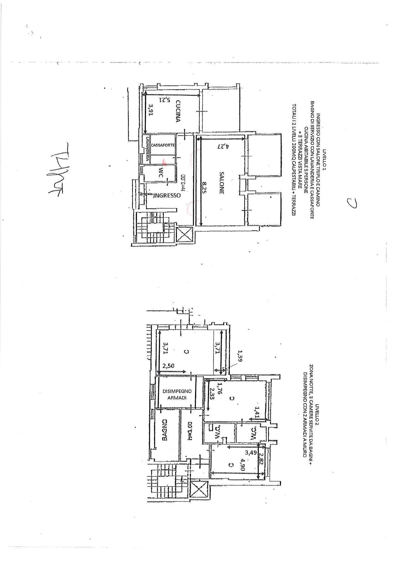 Foto 23 - Casa semi indipendente Viale Delle Ginestre
 
25, Salerno - planimetria 1