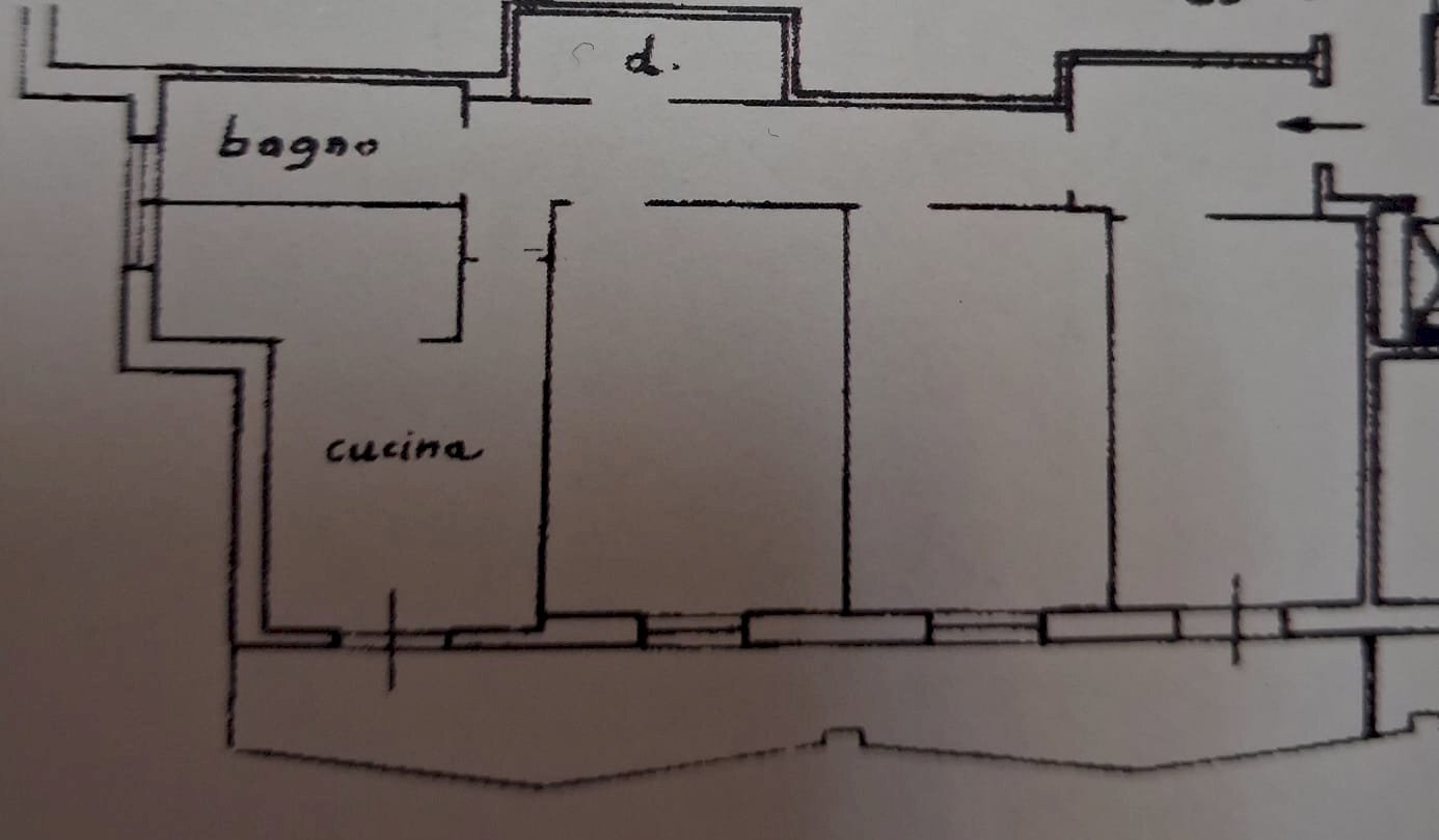 Quadrilocale via Carlo Fasciotti, 59, Genova (zona Sampierdarena) - planimetria 1