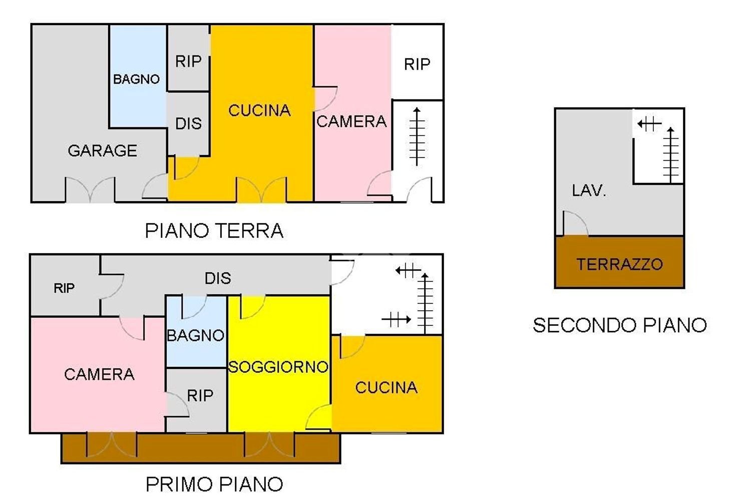 planimetria - Casa indipendente Ventimiglia, Castellammare del Golfo - planimetria 1