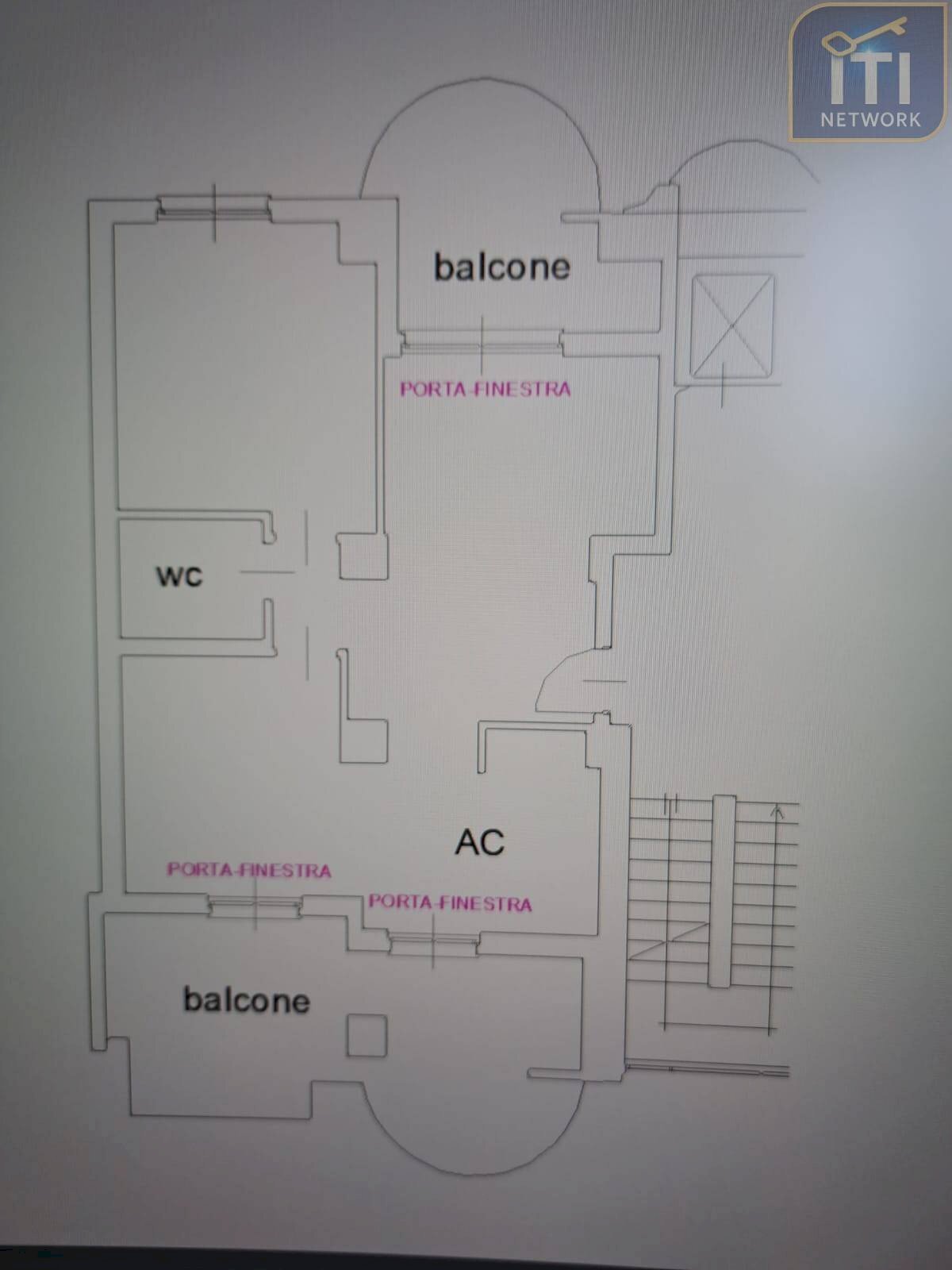 Foto 16 - Three-room apartment Via Francesco Menzio, Roma - floor plans 1