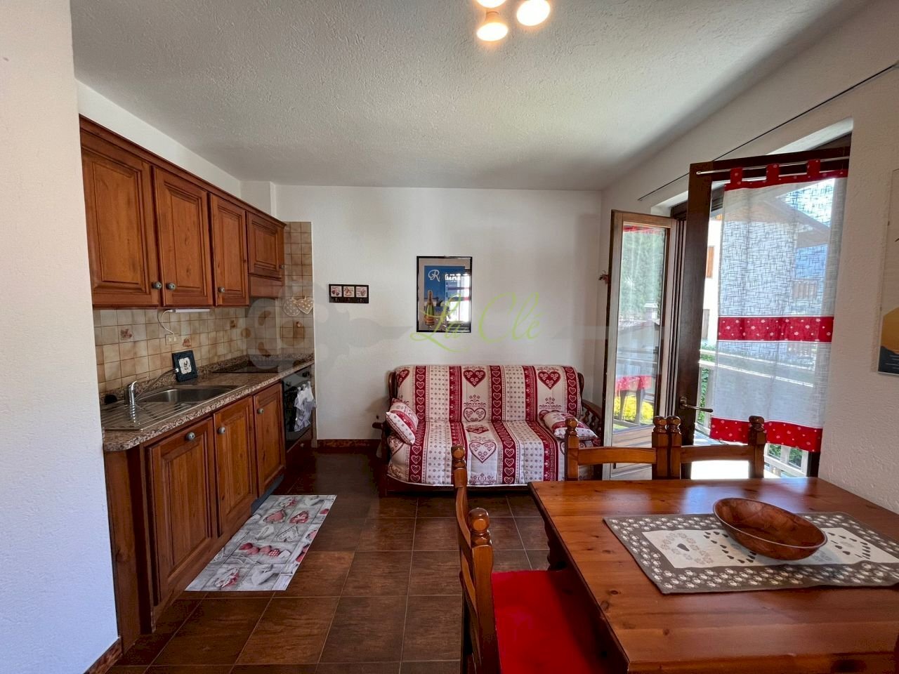 AFFITTO MORGEX: zona giorno e cucina - Bilocale Morgex - foto 2