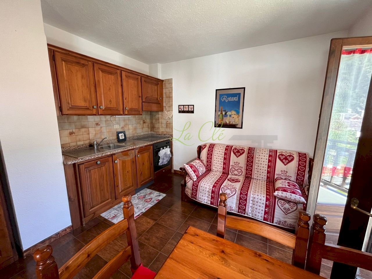 AFFITTO MORGEX: zona giorno e cucina - Bilocale Morgex - foto 3