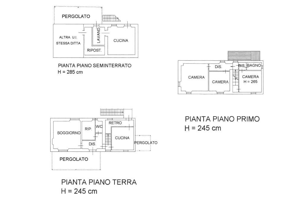 Casa indipendente Via provinciale, Montefiore Conca - planimetria 1