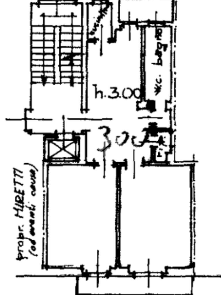 Three-room apartment Corso Grosseto, Torino (neighborhood Madonna Campagna) - floor plans 1