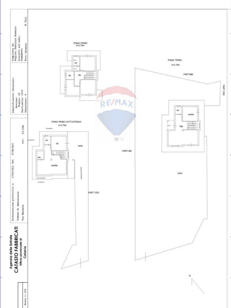 Pianta 2D - Villa Via Marsala
 
23/A, Mascalucia - planimetria 1