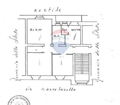 Pianta 2D - Quadrilocale Via Nuovalucello
 
85, Catania - planimetria 1