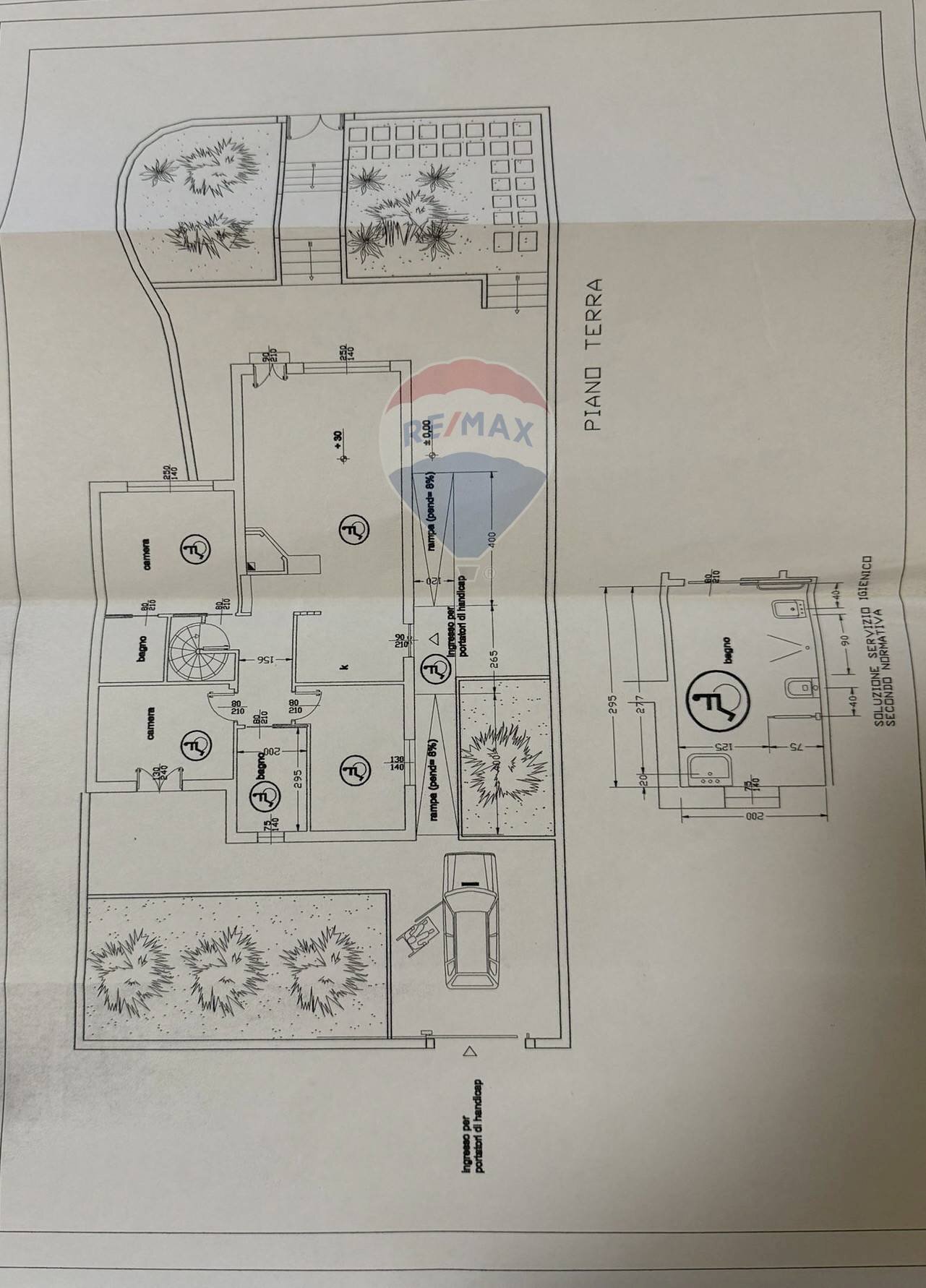 Pianta 2D - Casa semi indipendente Piombino - planimetria 1