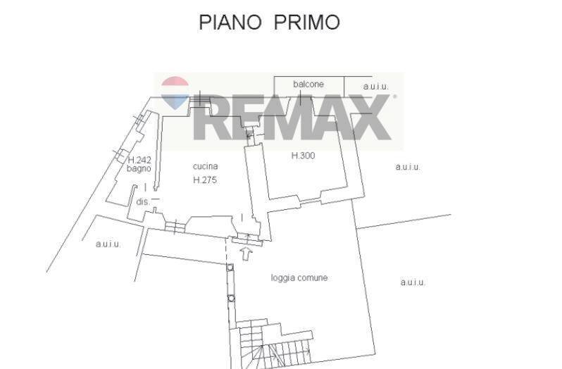 Pianta 2D - Two-room apartment Piazza Matteotti, Darfo Boario Terme - floor plans 1