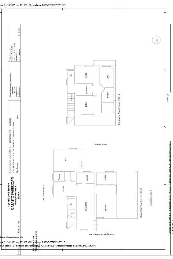 Villa via Seneca, Genzano di Roma - planimetria 1