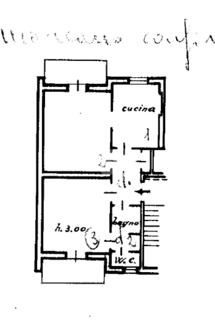 Trilocale Via Tanaro, Santhià - planimetria 1