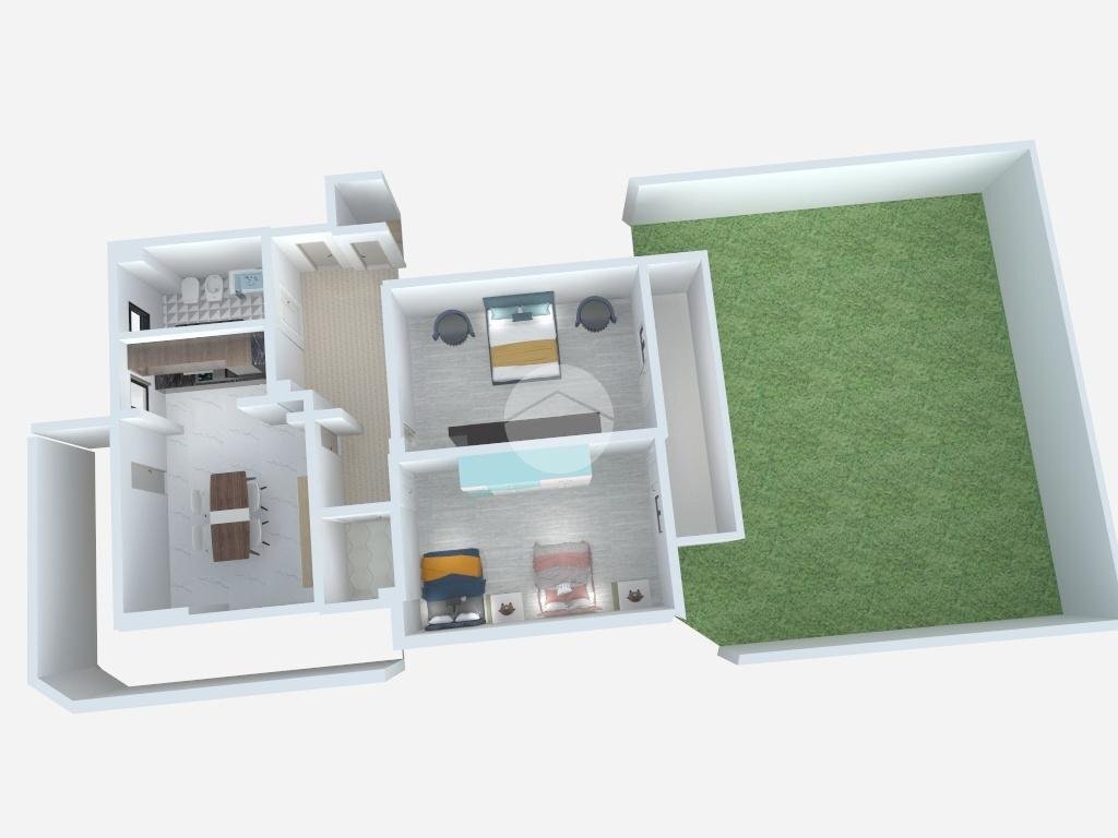 Three-room apartment Via Camillo Olivetti, Leini - floor plans 1