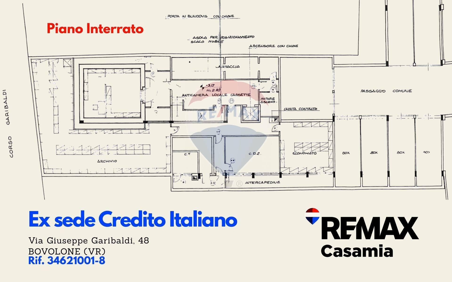 Pianta 2D - Stabile - Palazzo Via Giuseppe Garibaldi
 
48, Bovolone - planimetria 1