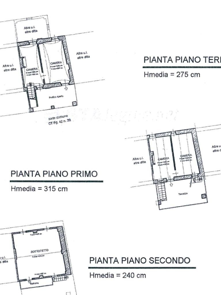 Rustico Strada Mappano, Caselle Torinese - planimetria 1