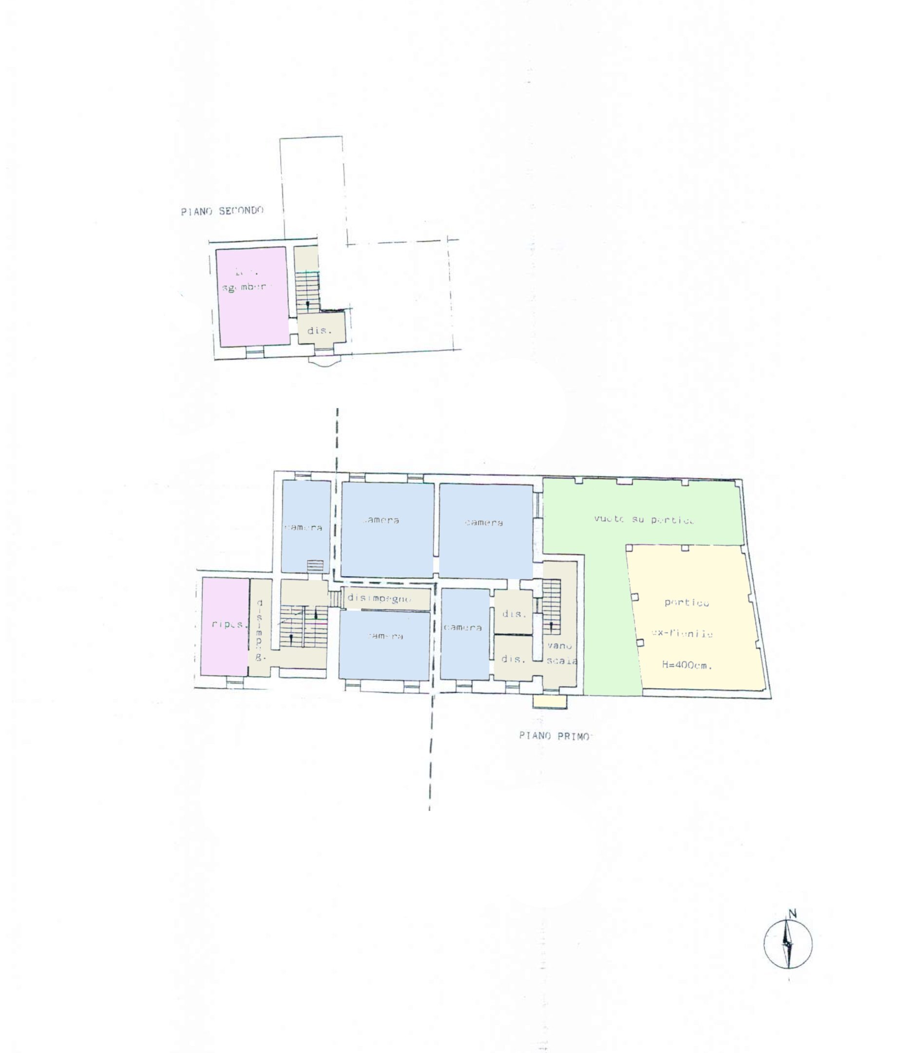 Planimetria - Rustico Via Torino, 46, Castelletto Merli - planimetria 1