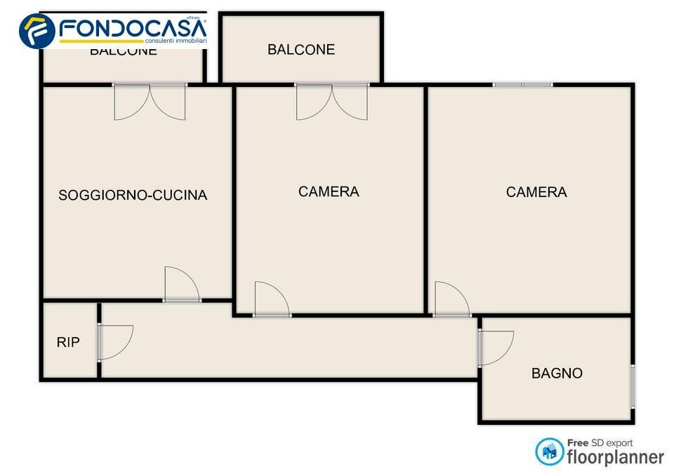 Foto 3 - Appartamento Albisola Superiore - planimetria 1