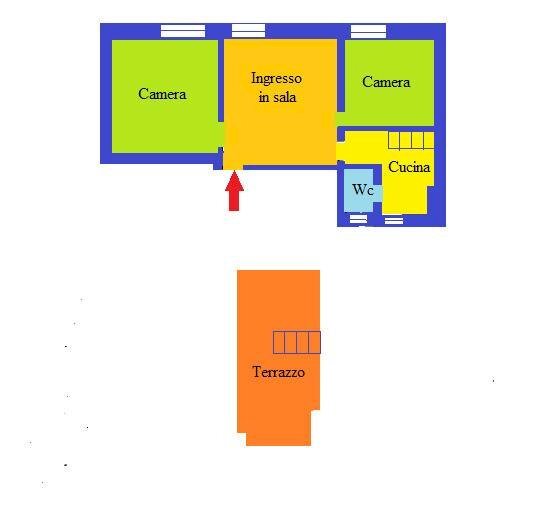 Foto 15 - Appartamento Via Ursone da Sestri, Genova - planimetria 1