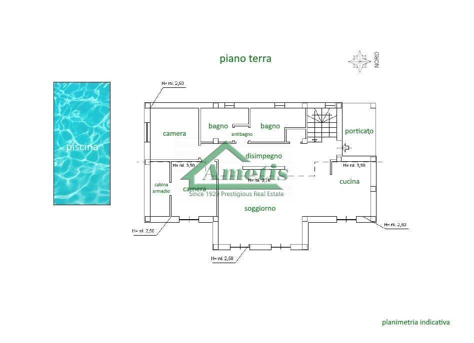 Foto 67 - Villa Piani, Imperia - floor plans 1