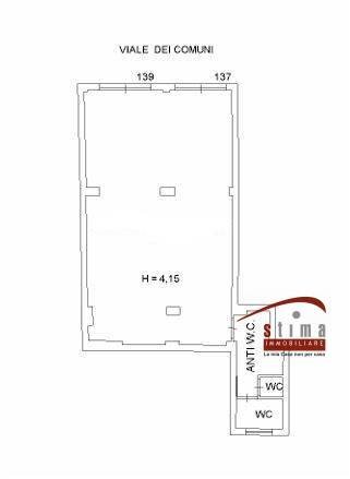 Foto 6 - Locale Commerciale viale dei comuni
 
137, Siracusa - planimetria 1