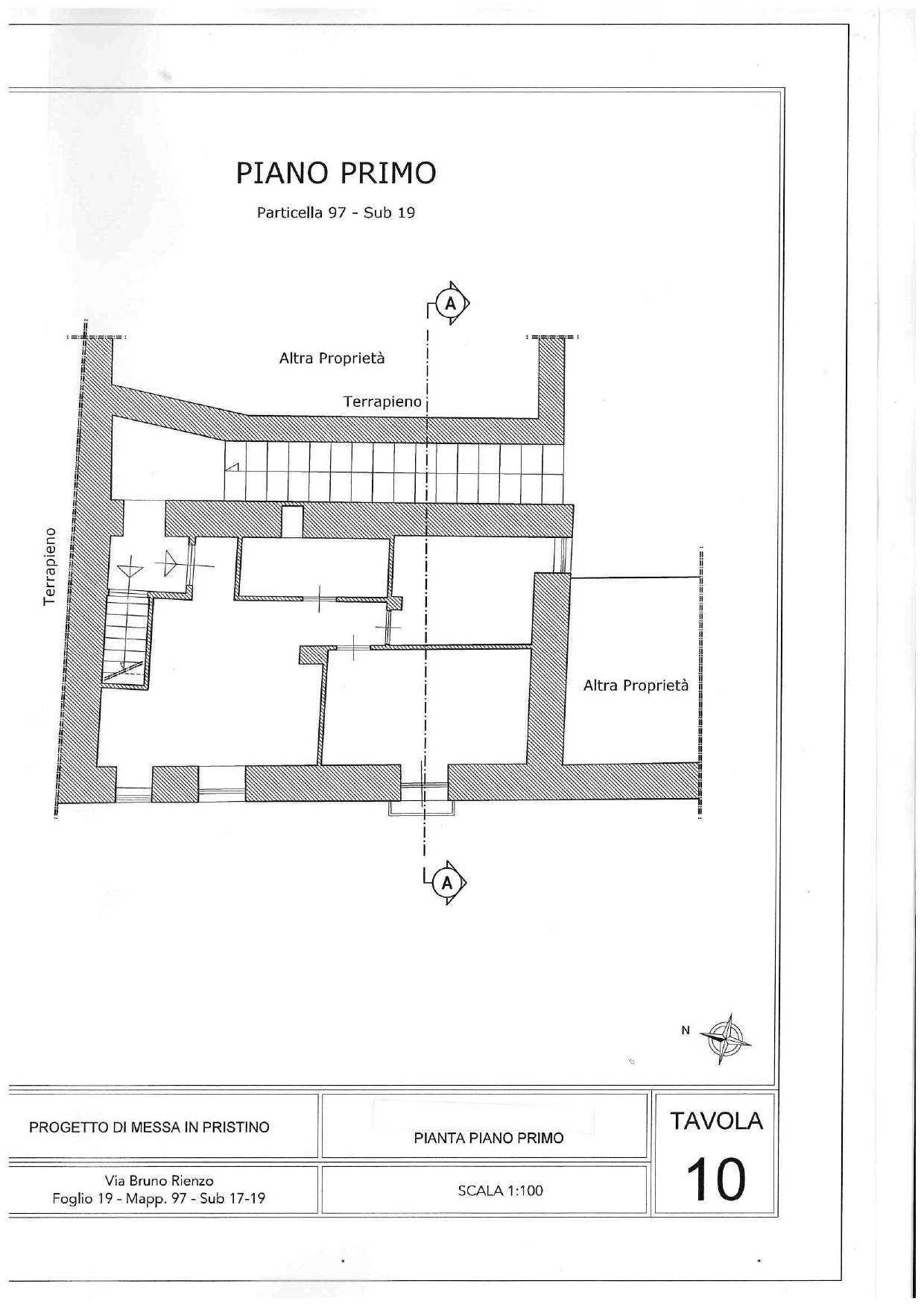 Foto 33 - Trilocale Via Bruno Rienzo
 
snc, Pollica - planimetria 1