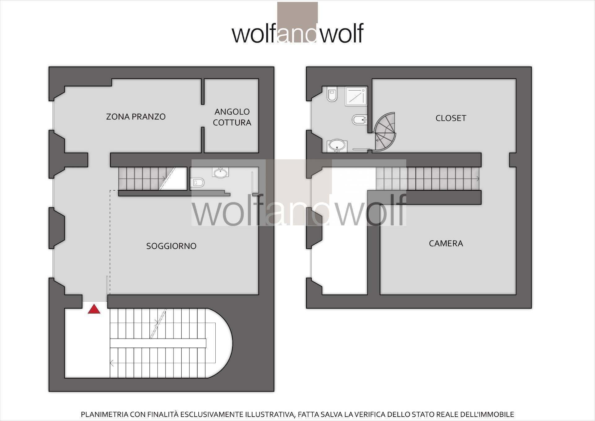 Foto 28 - Trilocale Via Santa Maria Fulcorina
 
20, Milano - planimetria 1