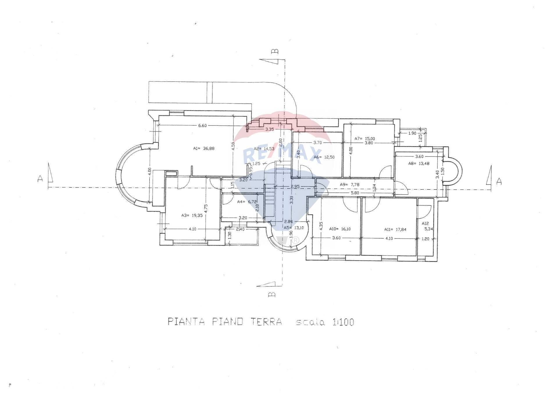 Pianta 2D - Villa Sant'Anastasia - floor plans 1