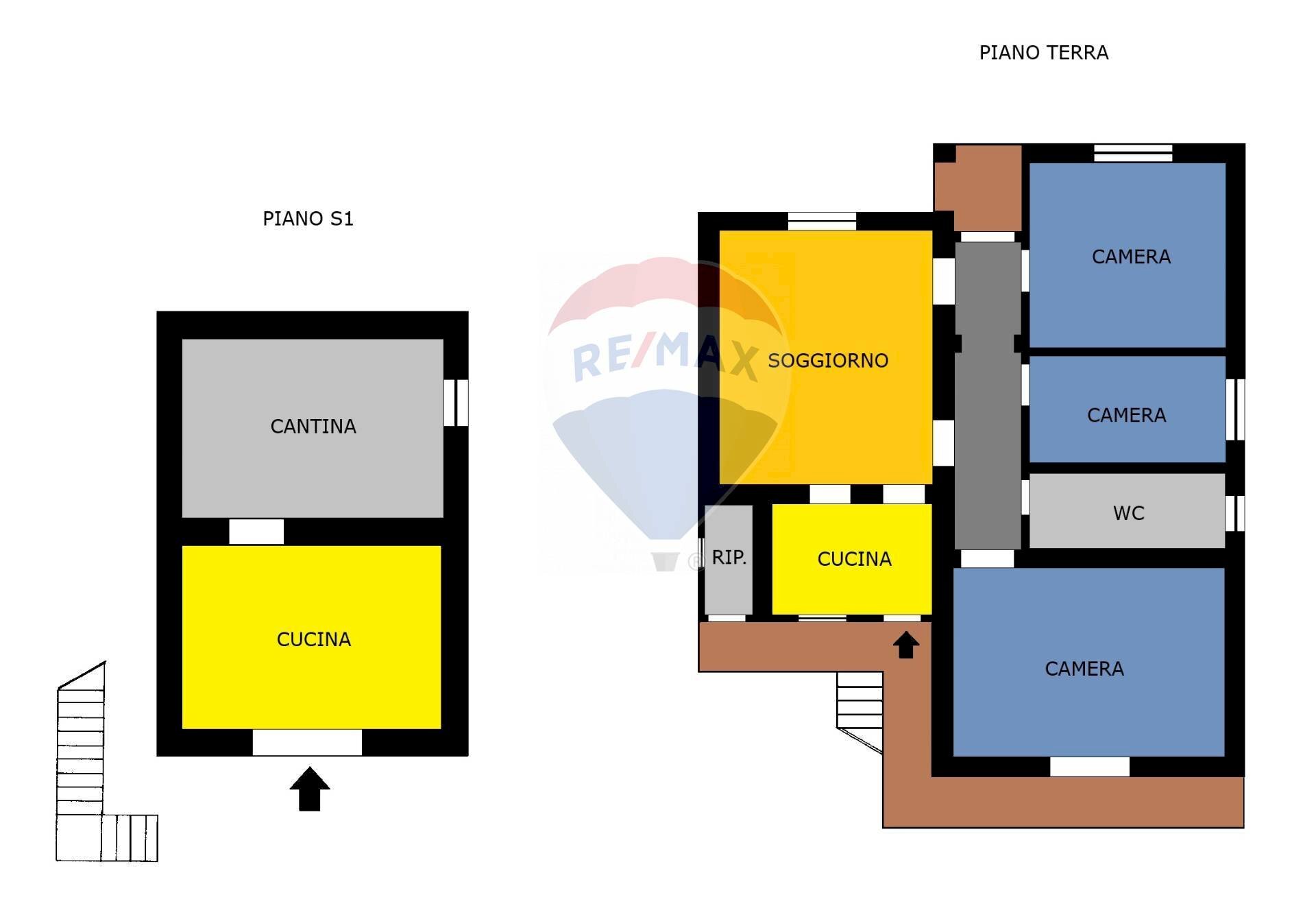 Pianta 2D - Villa Via Fontanelle
 
19, Alife - floor plans 1