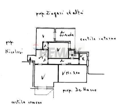 Pianta 2D - Appartamento Via Canfora
 
135, Catania - planimetria 1