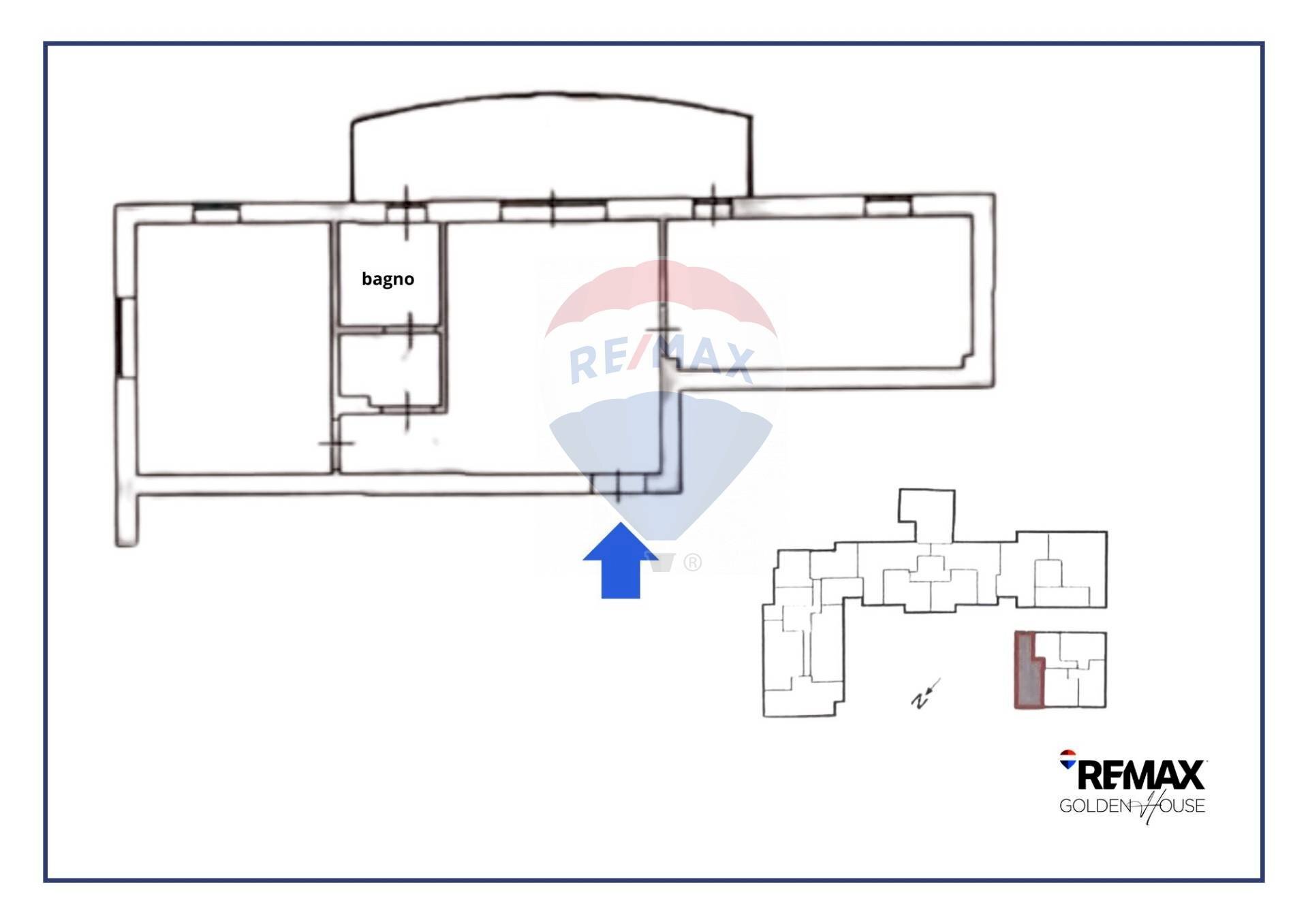 Pianta 2D - Ufficio VIA PAPA GIOVANNI XXIII, Massarosa - planimetria 1
