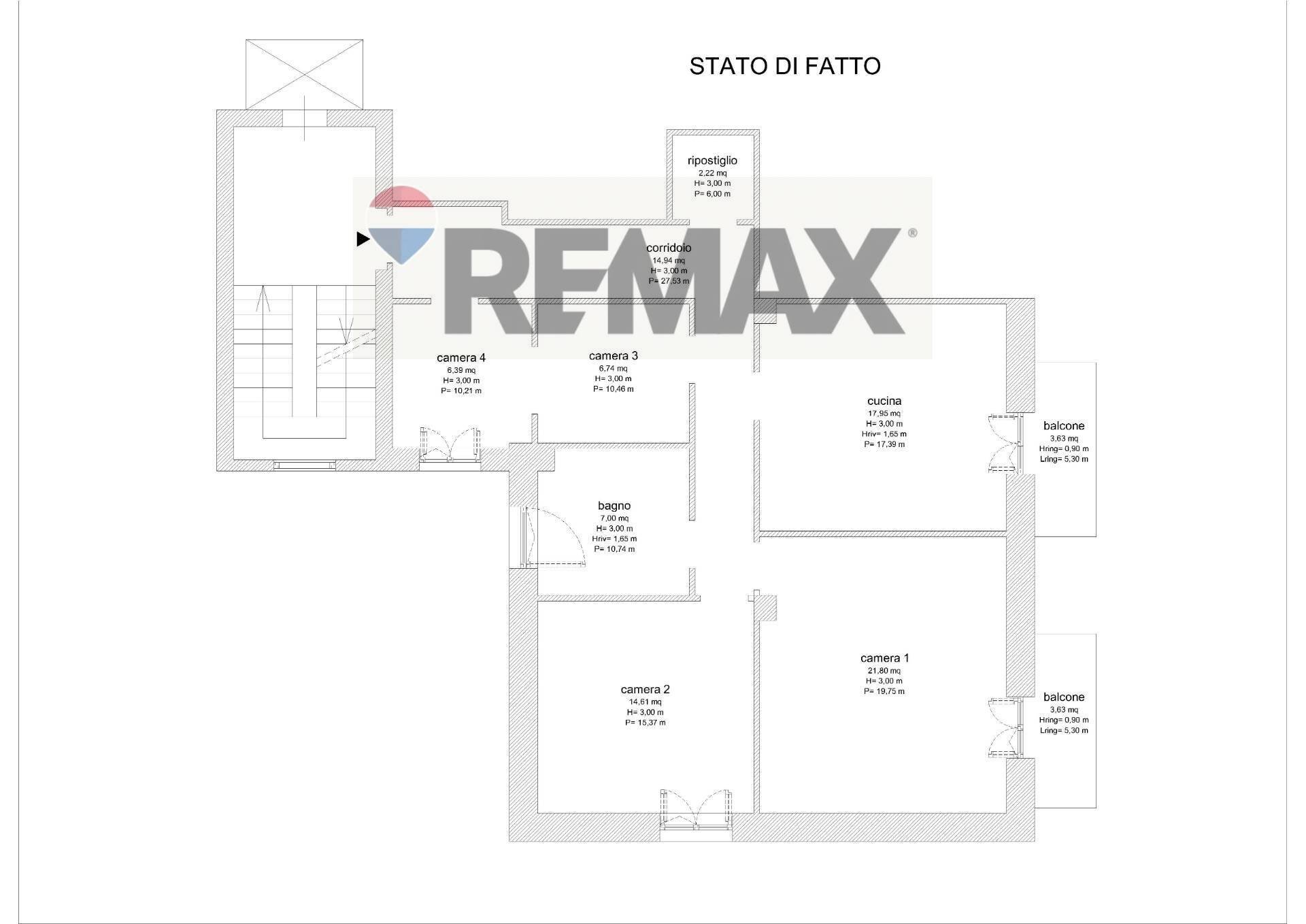 Pianta 2D - Four-room apartment Via Alcide de Gasperi
 
4, Mattinata - floor plans 1