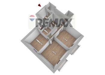 Pianta 3D - Quadrilocale Via Alcide de Gasperi
4, Mattinata - foto 7