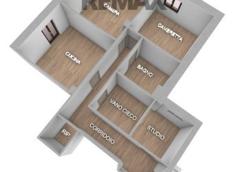 Pianta 3D - Quadrilocale Via Alcide de Gasperi
4, Mattinata - foto 11